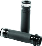 Performance Machine Contour Led Handle Grip Set - Black Ano - 0063-2101M-B