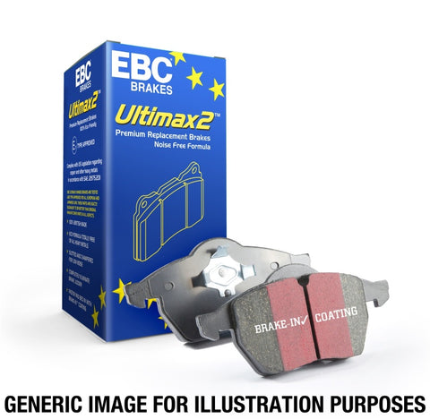 EBC 15+ Chrysler 200 3.6 (Heavy Duty Brakes) Ultimax2 Front Brake Pads - UD16401