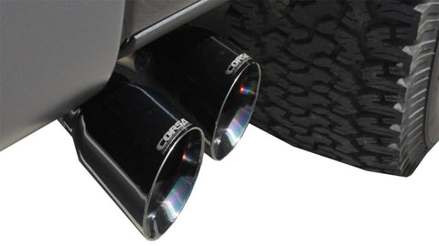 Corsa 2011-2014 Ford F-150 EcoBoost 3.5L V6 Black Sport Cat-Back Exhaust - 14392BLK