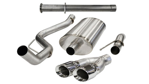 Corsa 11-13 Ford F-150 Raptor 6.2L V8 145in Wheelbase Polished Xtreme Cat-Back Exhaust - 14760