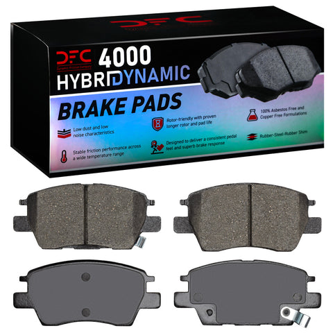 DFC 16-27 Chevrolet Volt Front 4000 Hybridynamic Brake Pads - 4000-1844-00