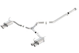Borla 15-16 Subaru WRX / STI 2.5L S-Type Cat-Back Exhaust Quad Rd RL Tips - 140595