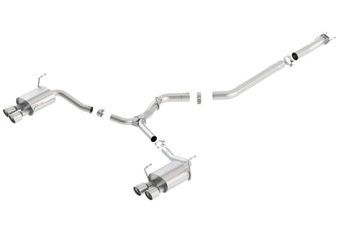 Borla 15-16 Subaru WRX / STI 2.5L S-Type Cat-Back Exhaust Quad Rd RL Tips - 140595