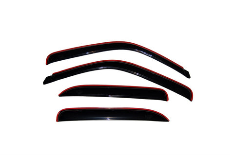 AVS 02-06 Cadillac Escalade Ventvisor In-Channel Front & Rear Window Deflectors 4pc - Smoke - 194304