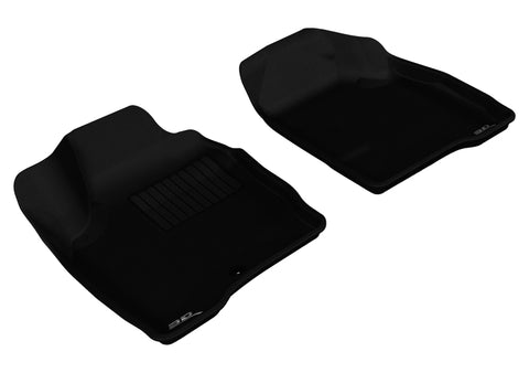 3D MAXpider 2006-2013 Chevrolet Impala/Impala Limited Kagu 1st Row Floormat - Black - L1CH04311509