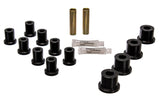 Energy Suspension Jeep Spring Bushing Set - Black - 2.2116G
