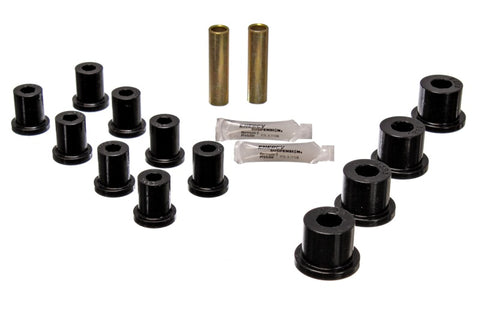 Energy Suspension Jeep Spring Bushing Set - Black - 2.2116G
