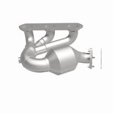 MagnaFlow Direct Fit Catalytic Converter 00-04 Porsche Boxster 2.7L/3.2L - Left - 52328