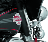 Kuryakyn Custom Teardrop Tie-Down Brackets 83-13 Touring Chrome - 928