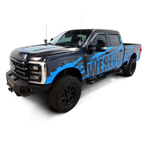 Westin 15-25 Ford F-150 SuperCrew / 17-25 F-250/350 CC AT6 Running Boards - Black - 24-63945