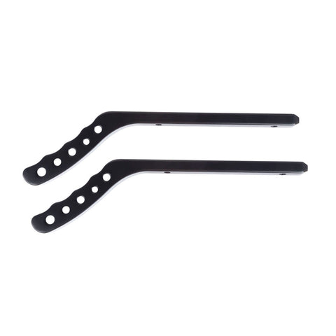 Rugged Ridge Aluminum Grab Handles Rear Pair Black 07-18 Jeep Wrangler JK/JKU - 13505.52