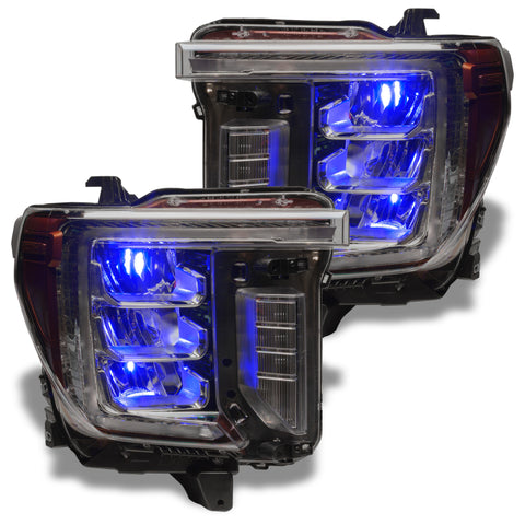 Oracle 19-21 Silverado/Sierra 1500 RGB Demon Eye Headlight Kit - w/o Controller - 1440-334