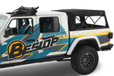 Bestop 20-26 Jeep Gladiator For 5 Ft. Bed Supertop For Truck 2 (Black Diamond) - 77326-35