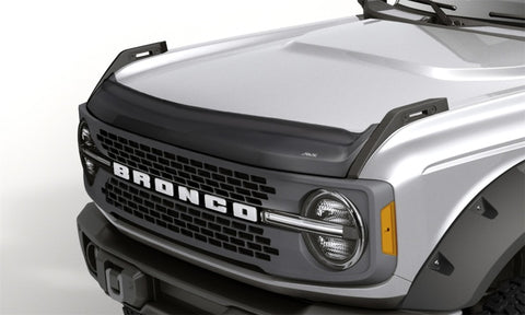 AVS 21-23 Ford Bronco 2/4Dr. Excl. Raptor Aeroskin II Textured Low Profile Hood Shield - Black - 436183