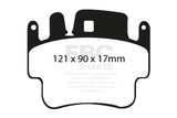 EBC Racing 97-02 Porsche 911 (996) RP-1 Front/Race Rear Brake Pads (Pair Only) - DP81514RP1
