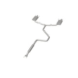 MagnaFlow Cat-Back SS 2.25/2.5in Dual Split Rear Exit Polished 3in Tip 2015 Chev Impala 3.6L V6 - 19023