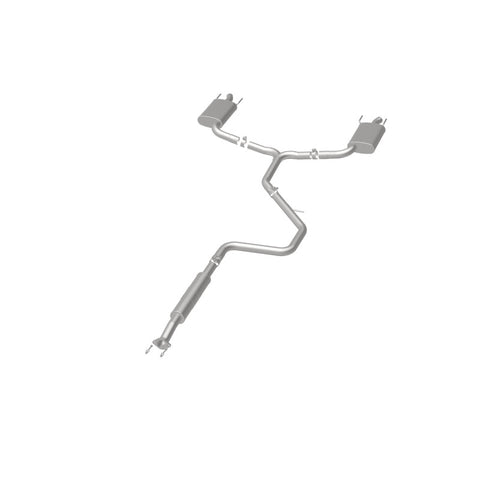 MagnaFlow Cat-Back SS 2.25/2.5in Dual Split Rear Exit Polished 3in Tip 2015 Chev Impala 3.6L V6 - 19023