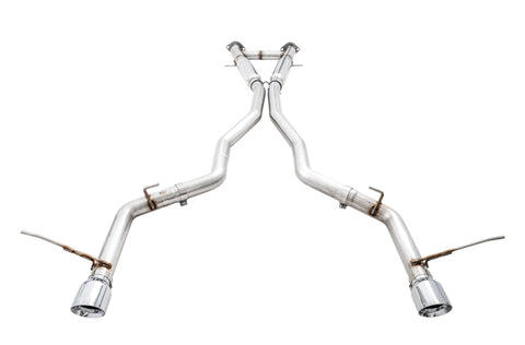 AWE Tuning 2020 Jeep Grand Cherokee SRT Track Edition Exhaust - Chrome Silver Tips - 3020-32061