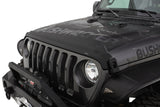 AVS 2018+ Jeep Wrangler (JL) 2dr/4dr Aeroskin II Textured Low Profile Hood Shield - Black - 436148