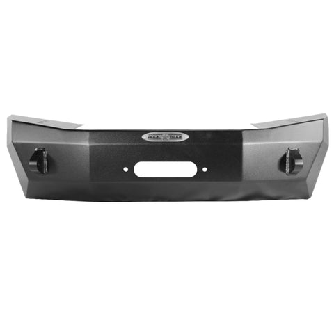 Rock Slide 07-18 Jeep Jk 2-4 Door Rigid Shorty Front Bumper / No Bullbar / With Winch Plate - FB-S-101-JK