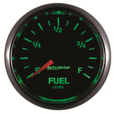 Autometer GS 2 1/16in. 0-280 Ohms Fuel Level Gauge - Stepper Motor - 3810