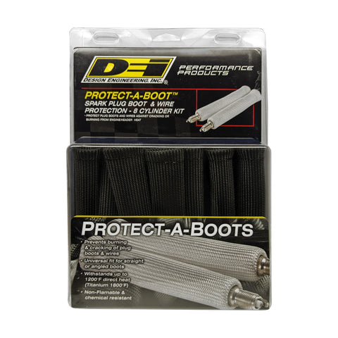 DEI Protect-A-Boot - 6in - 8-pack - Black - 10512