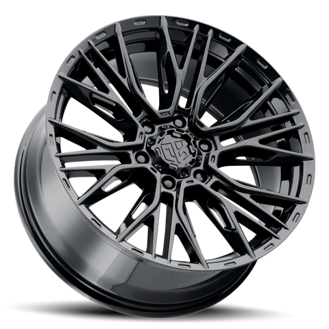 MTX Gangstar Gloss Black 22x9.5in / 6x139.7 BP / 20mm Offset / 106.1mm Bore - X301GB-229560+20