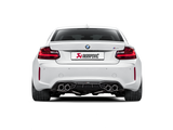 Akrapovic 16-17 BMW M2 F87 (Excl M2 Competition) Evolution Line Cat Back (Titanium) w/Carbon Tips - ME-BM/T/8H