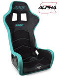 PRP Shreddy Alpha Composite Seat- Black/Teal - SHRDYA3901-01