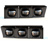ORACLE Lighting 21-22 Ford Bronco Triple LED Fog Light Kit for Steel Bumper - Yellow - 5890-006