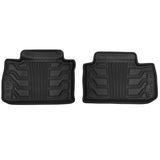 Lund 11-17 Ford Explorer (2nd Row) Catch-It Floormats Rear Floor Liner - Black (2 Pc.) - 383052-B