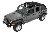 Bestop 18-26 Jeep Wrangler JL 4-Door Trektop (Premium Black Twill) - 56863-17