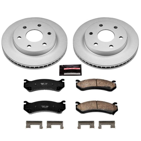 Power Stop 02-06 Cadillac Escalade Front Z17 Evolution Geomet Coated Brake Kit - CRK2009