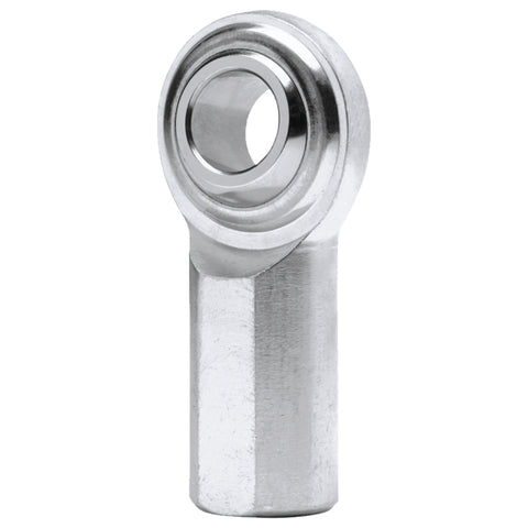 QA1 G Series 2-Pc Rod End - Female/Left Hand - .5in Bore x 1/2-20 - Stainless Steel w/PTFE - GFL8T