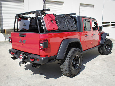 aFe Vulcan Series 3in-2-1/2in 304 SS Cat-Back 2020 Jeep Gladiator (JT) V6-3.6L w/ Black Tips - 49-38084-B