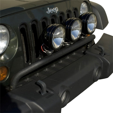 Rugged Ridge 07-18 Jeep Wrangler JK Textured Black Bumper Mounted Light Bar - 11232.20