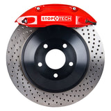 StopTech 11-15 Dodge Challenger ST-40 Calipers 350x28mm Drilled Rotors Rear Touring Big Brake Kit - 82.241.0041.72