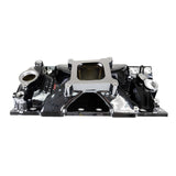 Edelbrock Chevy SB Victor Jr. 23 Degree Black Plasma Intake Manifold - 2975-BP