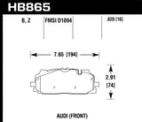 Hawk 18-19 Audi S5 HPS 5.0 Front Brake Pads - HB865B.620
