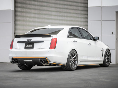 Borla 16-18 Cadillac CTS-V 6.2L V8 2.75in Diameter S Type Catback Exhaust w/ Valves Black Chrome Tip - 140754BC