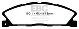 EBC 13-19 Ford Explorer 3.5TT Greenstuff Front Brake Pads - DP63019
