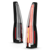 ANZO 2007-2014 Cadillac Escalade Led Taillights Red/Clear - 311296