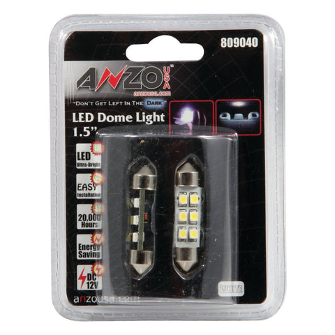 ANZO LED Dome Light Universal LED Dome Light - 1.5in - 809040