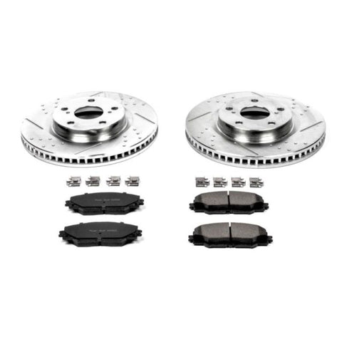 Power Stop 09-10 Pontiac Vibe Front Z23 Evolution Sport Brake Kit - K3054