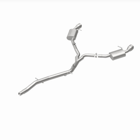 MagnaFlow 18-19 Audi A5 Dual Exit Polished Stainless CatBack Exhaust - 3in Main Piping Diameter - 19390