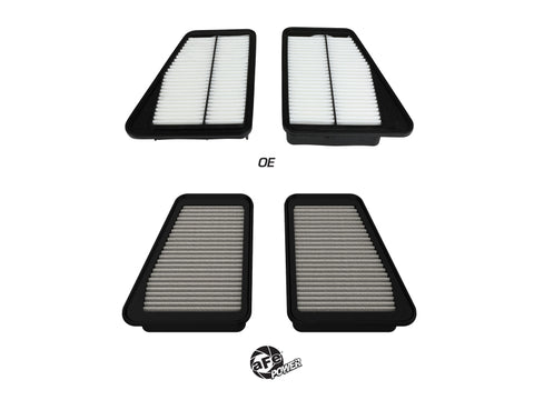 aFe 18-21 Kia Stinger V6-3.3L (tt) Magnum FLOW OE Replacement Air Filter w/ Pro DRY S Media - 31-10317