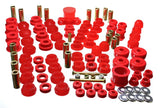 Energy Suspension 88-91 Honda Civic/CRX Red Hyper-Flex Master Bushing Set - 16.18102R