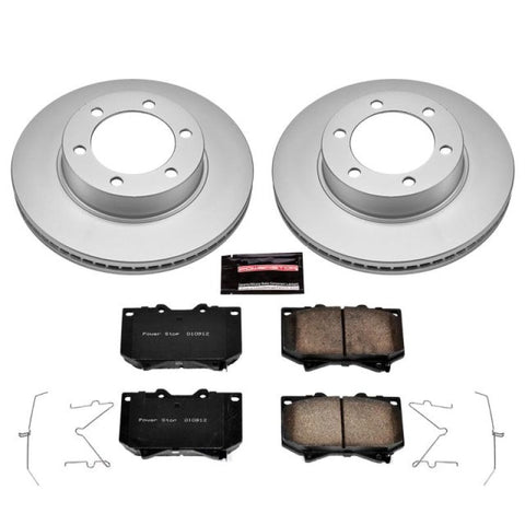 Power Stop 01-02 Toyota Sequoia Front Z17 Evolution Geomet Coated Brake Kit - CRK2323