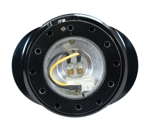 NRG Quick Release Gen 2.2 - Black Body / Shiny Black Oval Ring - SRK-220BK