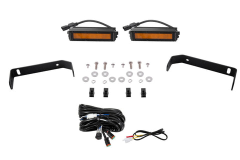 Diode Dynamics 19-21 Ford Ranger SS6 LED Lightbar Kit - Amber Wide - DD6595
